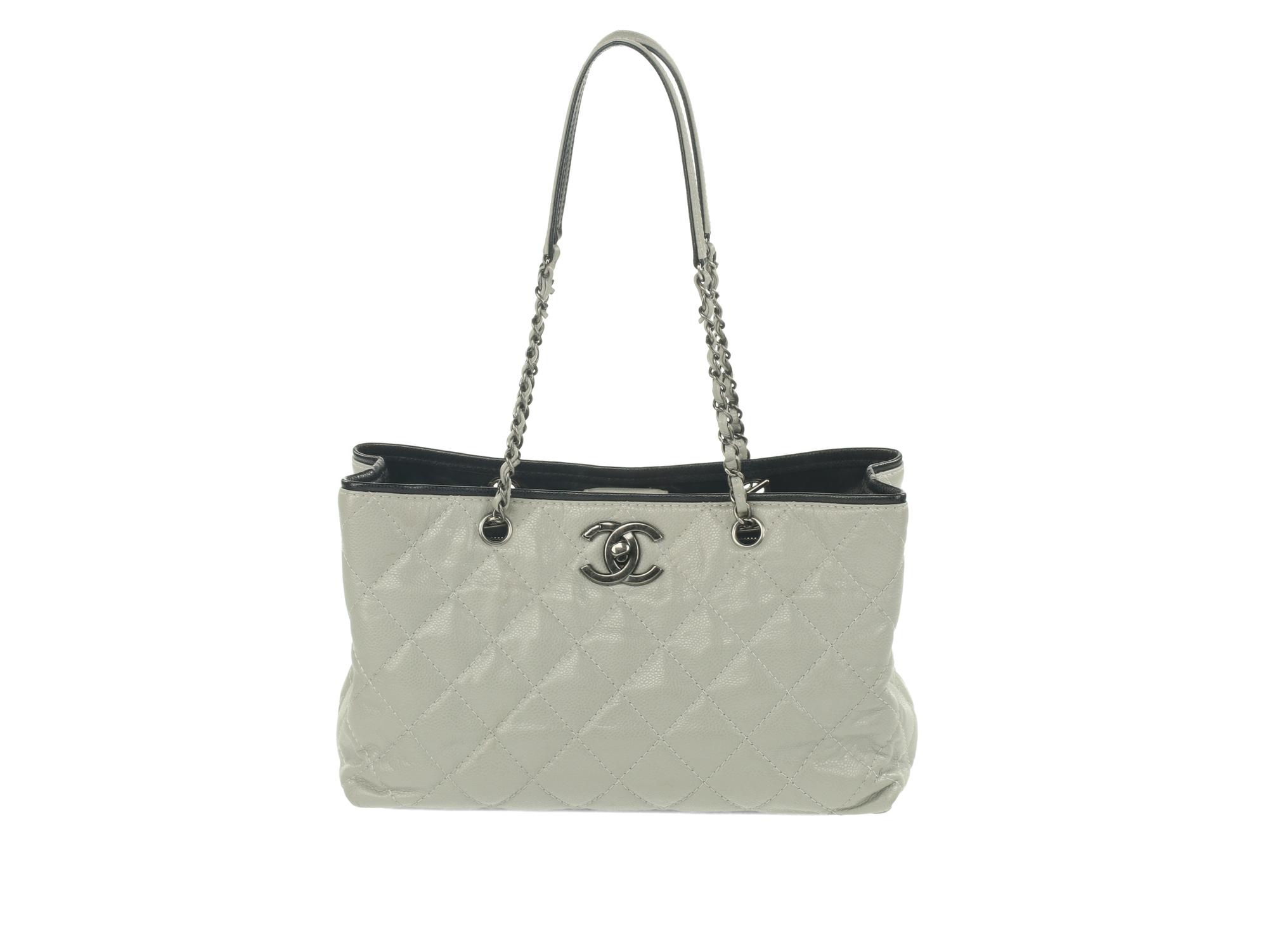 Chanel Be Caviar Tote in Quilted Caviar Leather