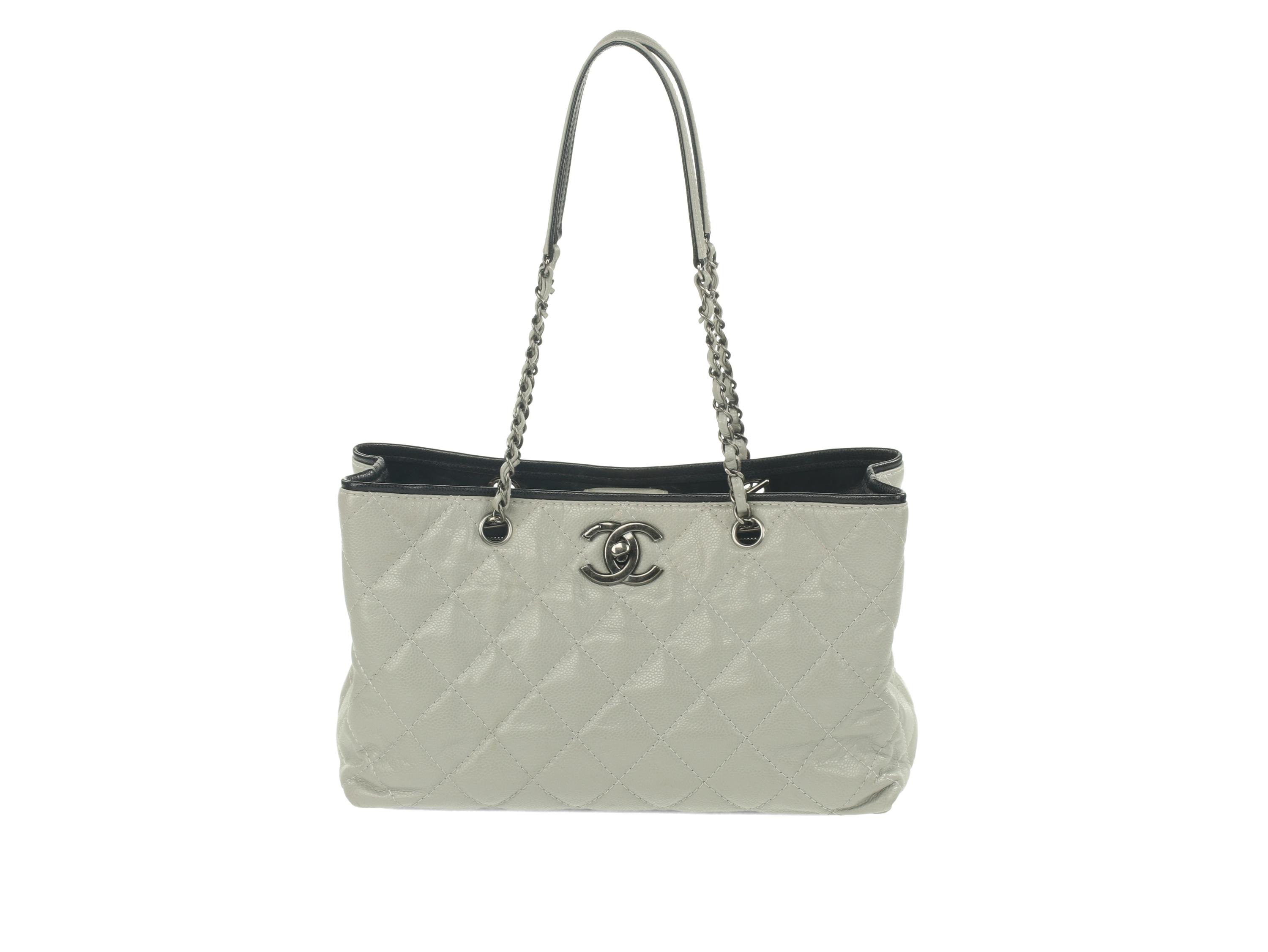 Chanel Be Caviar Tote in Quilted Caviar Leather