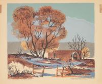 Five Works: Quiet Pool , edition 118/120; Fall Pasture , edition 94/130; Northern New Mexico , Over Print #1; Winter Afternoon; Night Stag , edition 129/150