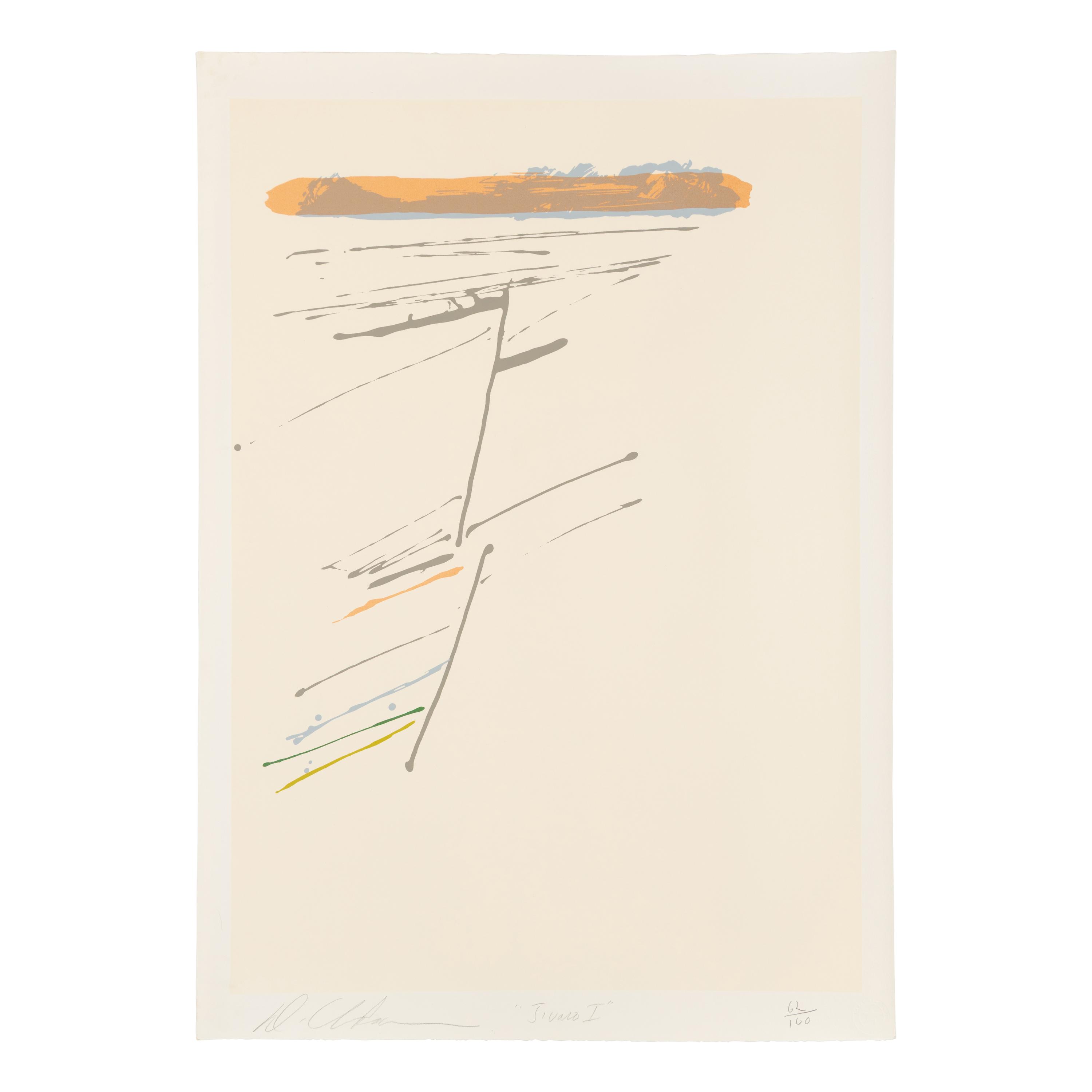 Dan Christensen (American, 1942-2007) — Jivaro I, Jivaro II, MicMac I, and MicMac II (four works)