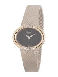 CHOPARD, 18K WHITE GOLD AND DIAMOND WRISTWATCH