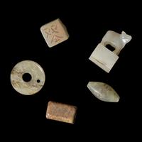 A Group of 12 Chinese Jades, Ming Dynasty and Later 明及更晚 仿古玉一組十二件