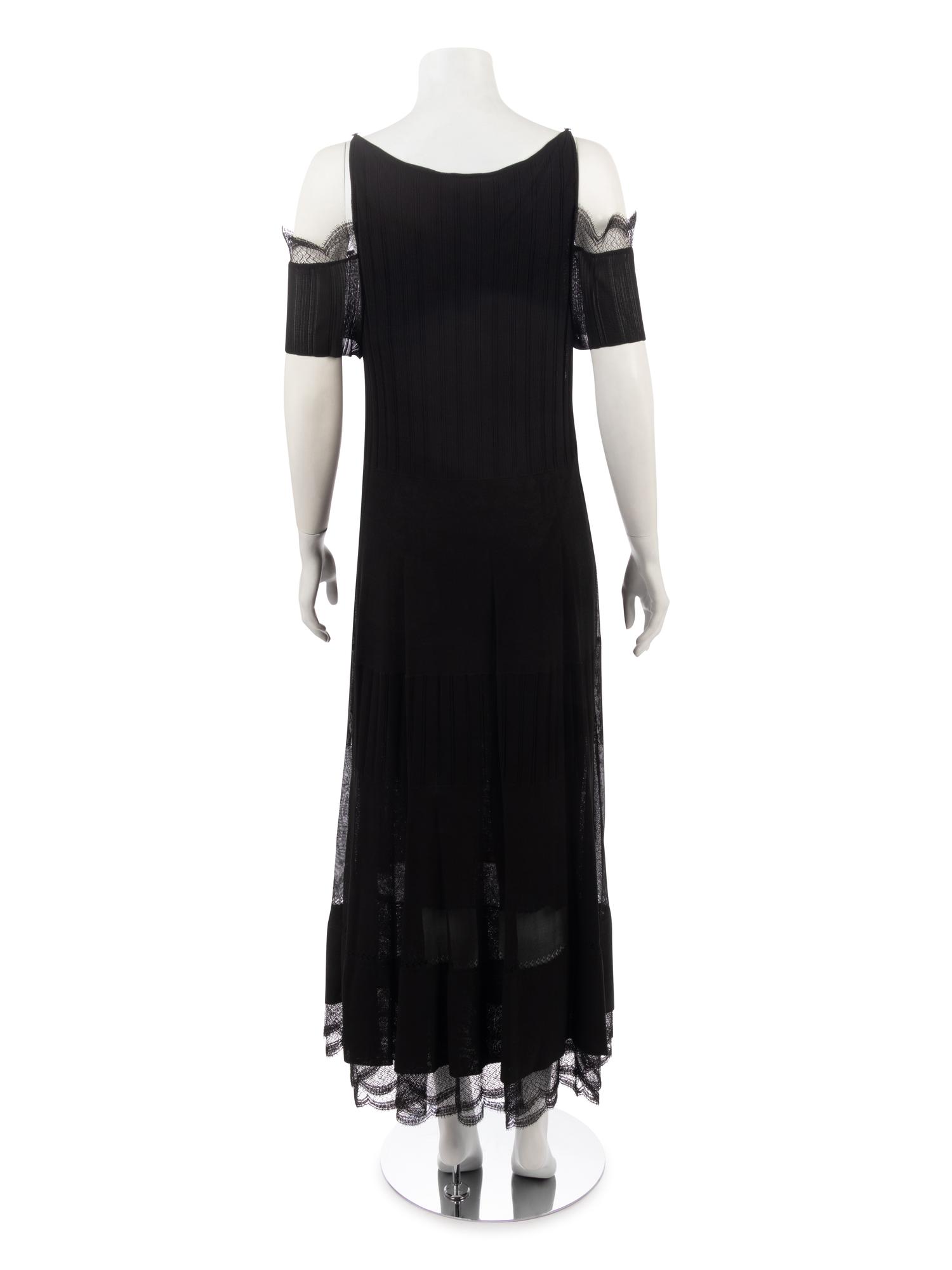 Chanel Knit Evening Dress with Lace Detail, Cruise 2007