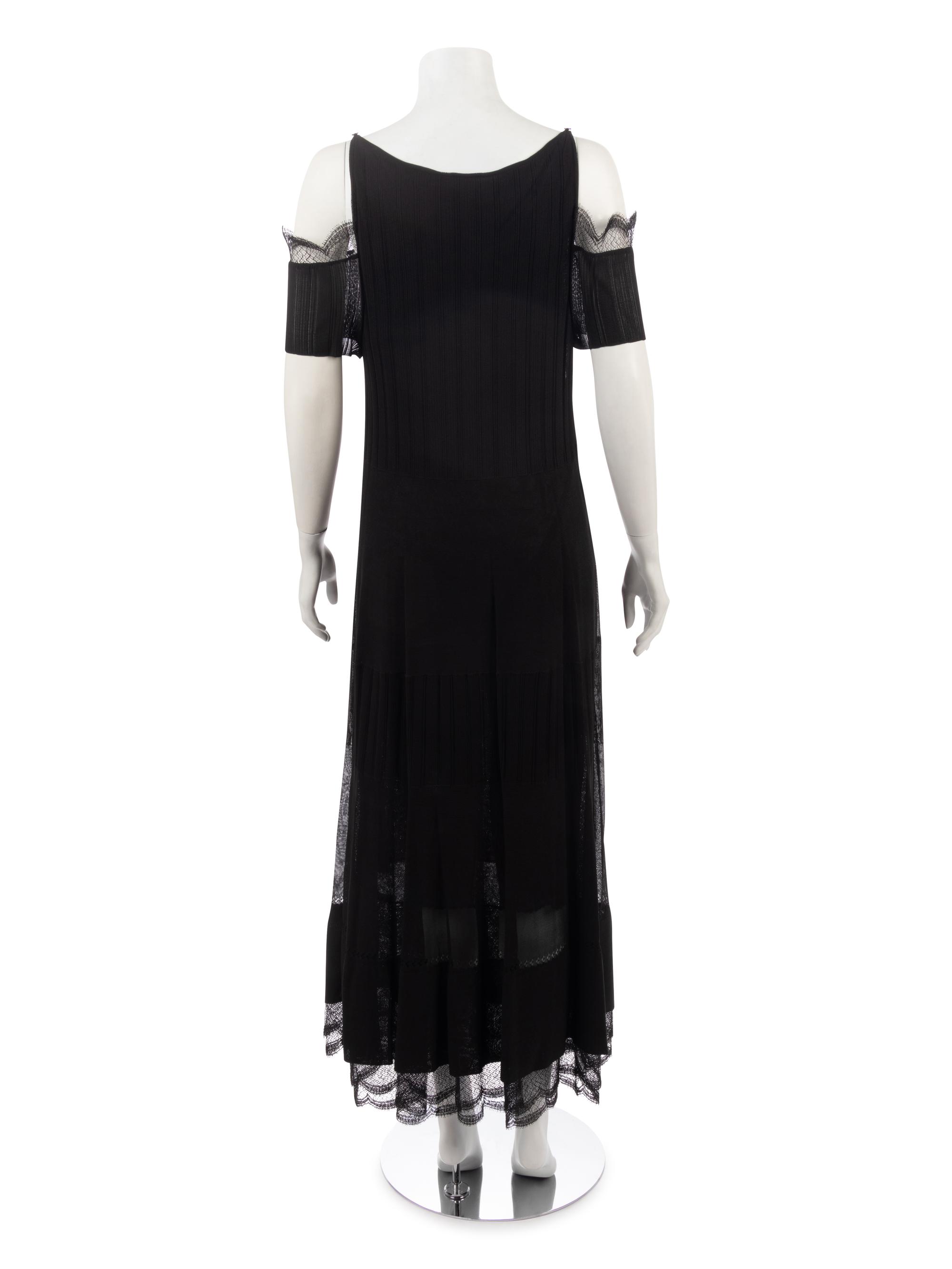Chanel Knit Evening Dress with Lace Detail, Cruise 2007