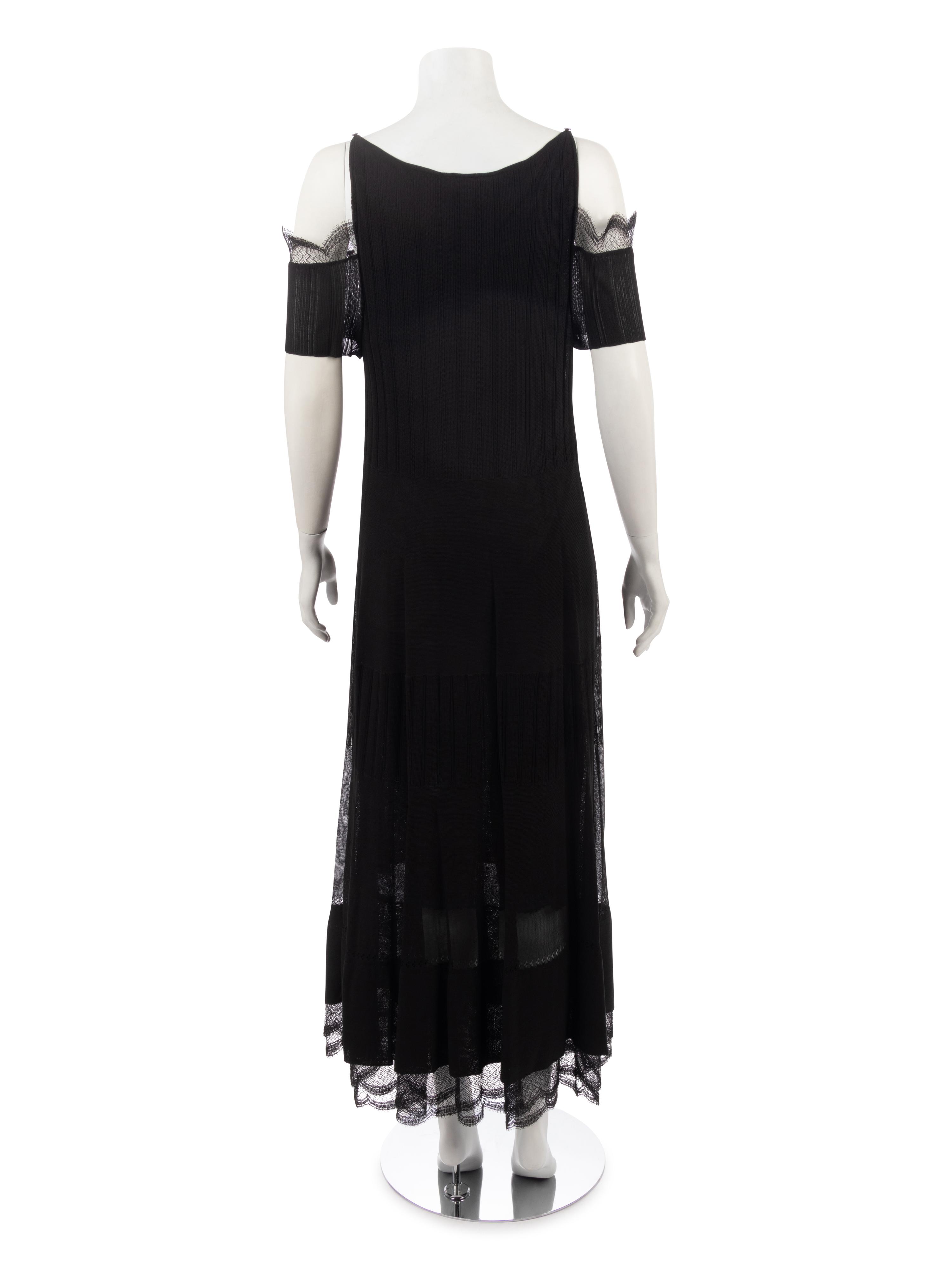 Chanel Knit Evening Dress with Lace Detail, Cruise 2007