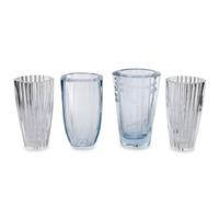 A Collection of Four Glass Vases