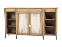 A Regency-Style Pine Bookcase Cabinet