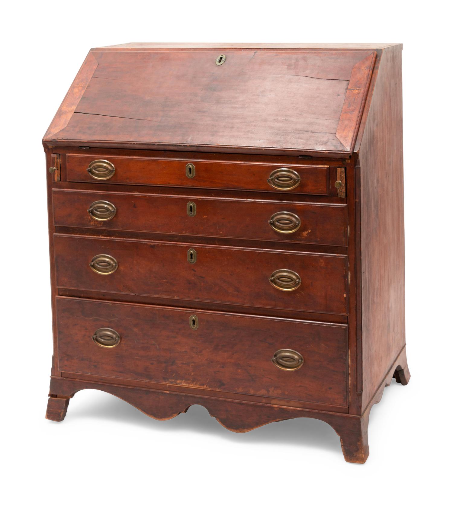 An American Slant Front Desk