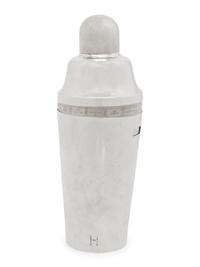 A Napier "Tells-You-How" Cocktail Shaker