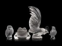 Four Lalique Sculptures