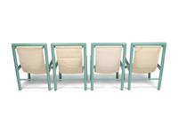 A Set of Four Robert Mallet-Stevens Deck Chairs
