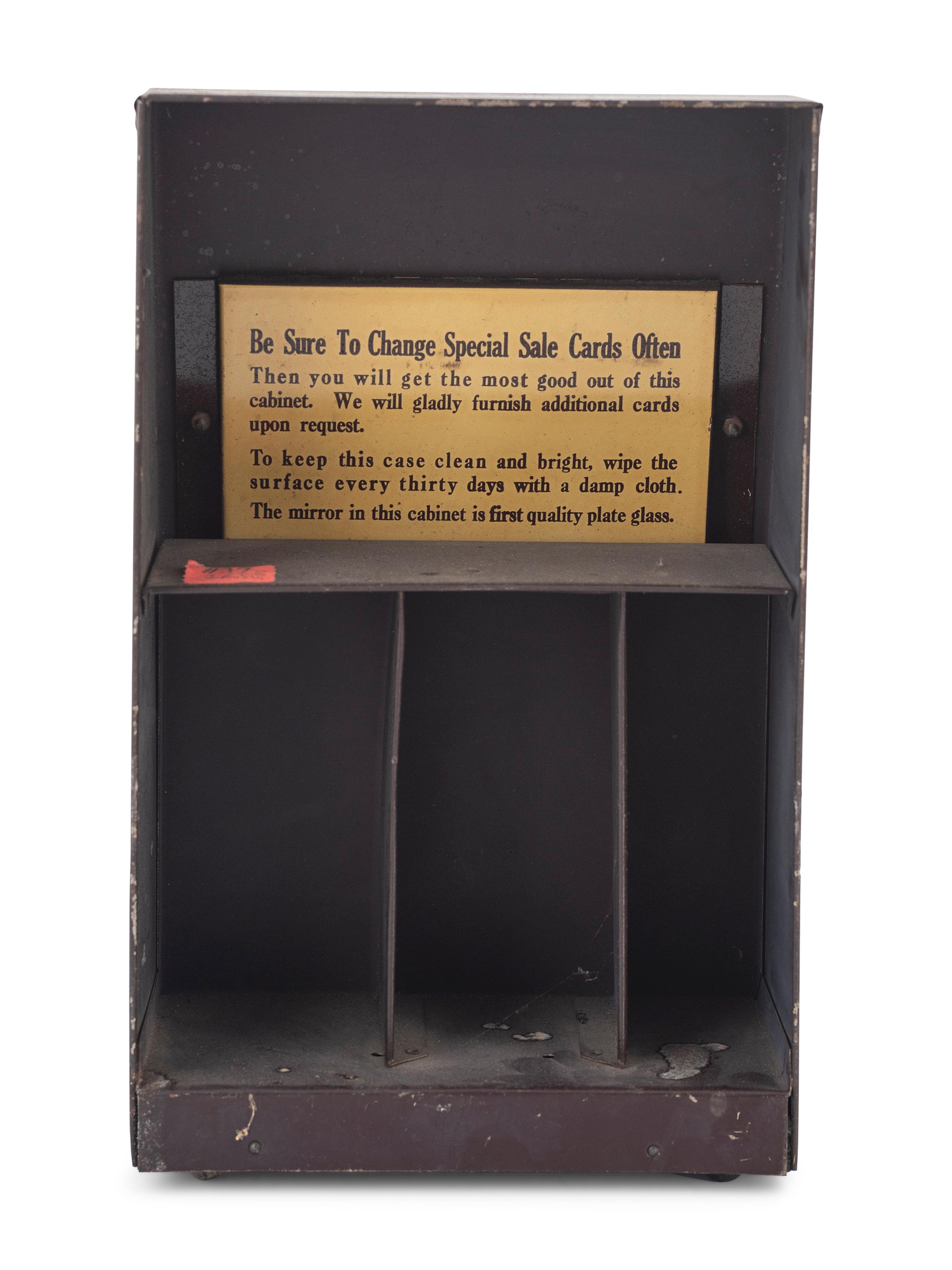 A Group of Eleven Advertising Plaques, Boxes, Jars and Pamphlets