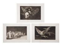 GOYA Y LUCIENTES, Francisco de (1746-1828). Los Proverbios . Madrid: Real Academia de Nobles Artes de San Fernando, 1864.