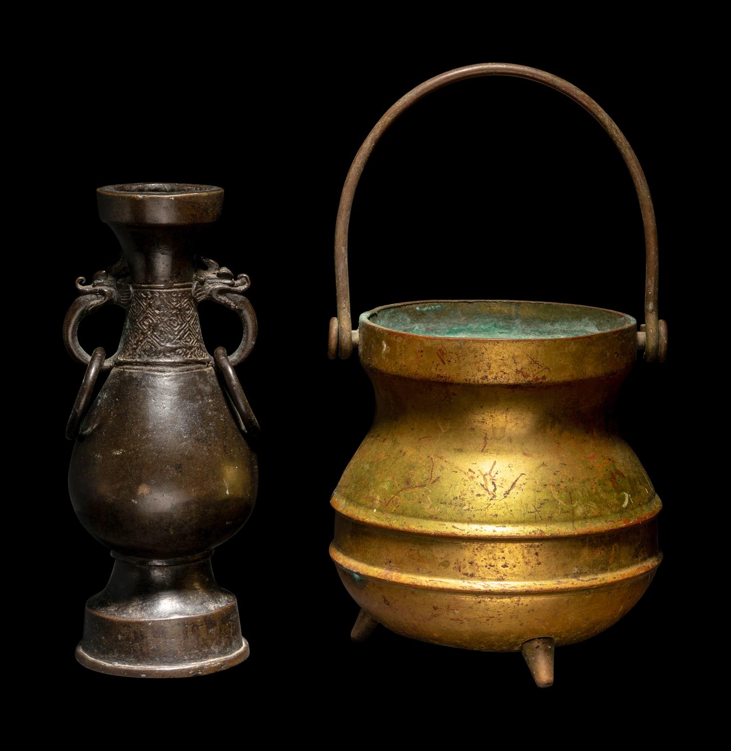 Two Bronze Vessels