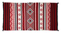 A Navajo Serape Revival Rug, J.B. Moore Catalogue Plate II Variant 92 x 54 inches. — CIRCA 1903