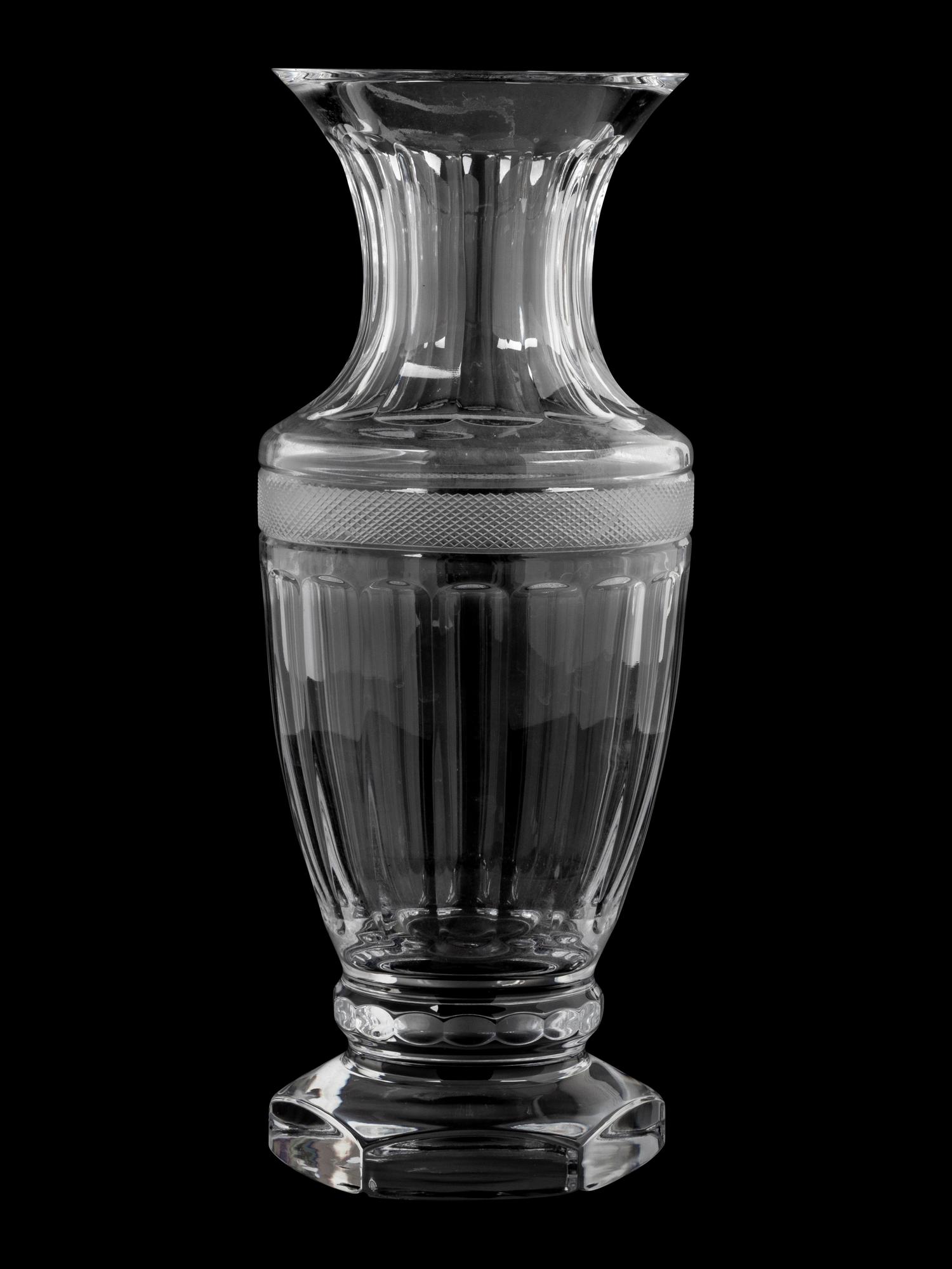 A Large Rogaska Glass Vase