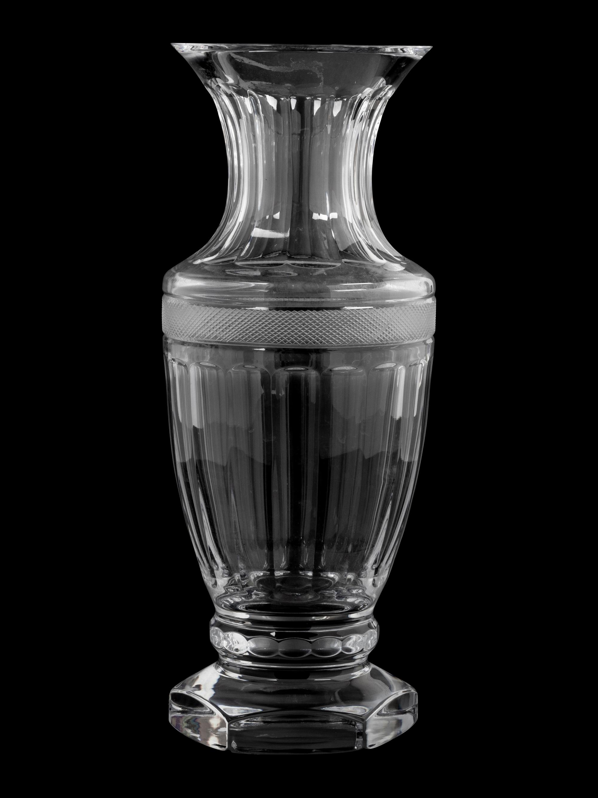 A Large Rogaska Glass Vase