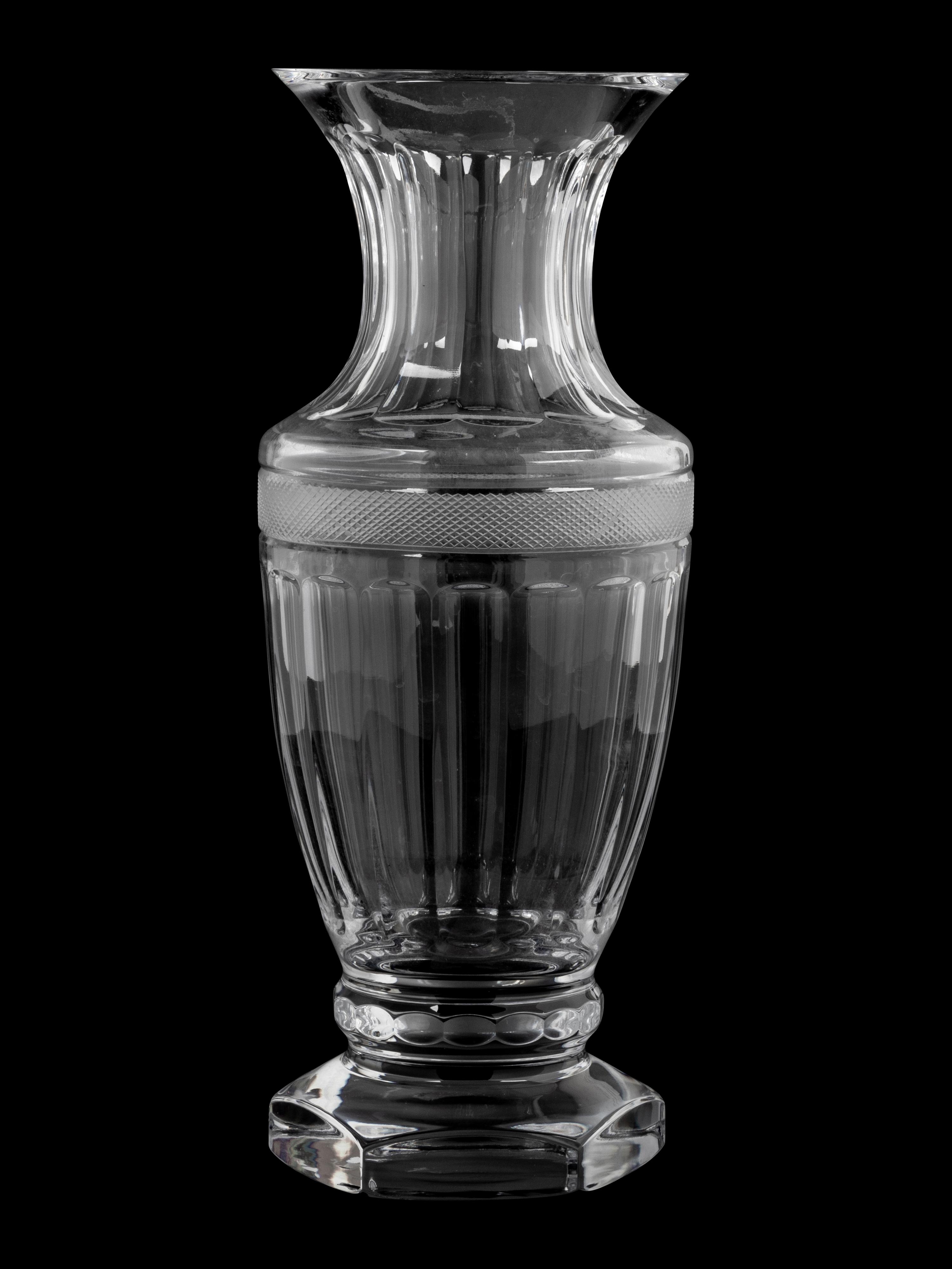 A Large Rogaska Glass Vase