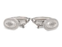 A Pair of George III Silver Sauce Tureens
