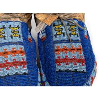 Plains Beaded Hide Moccasins
