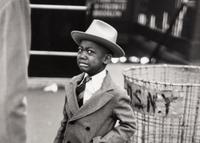 Ruth Orkin (1921-1985) Tired Little Boy Crying Outside Circus, Madison Square Garden, NYC, 1948
