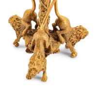 A Pair of Neoclassical Style Gilt Bronze Candlesticks