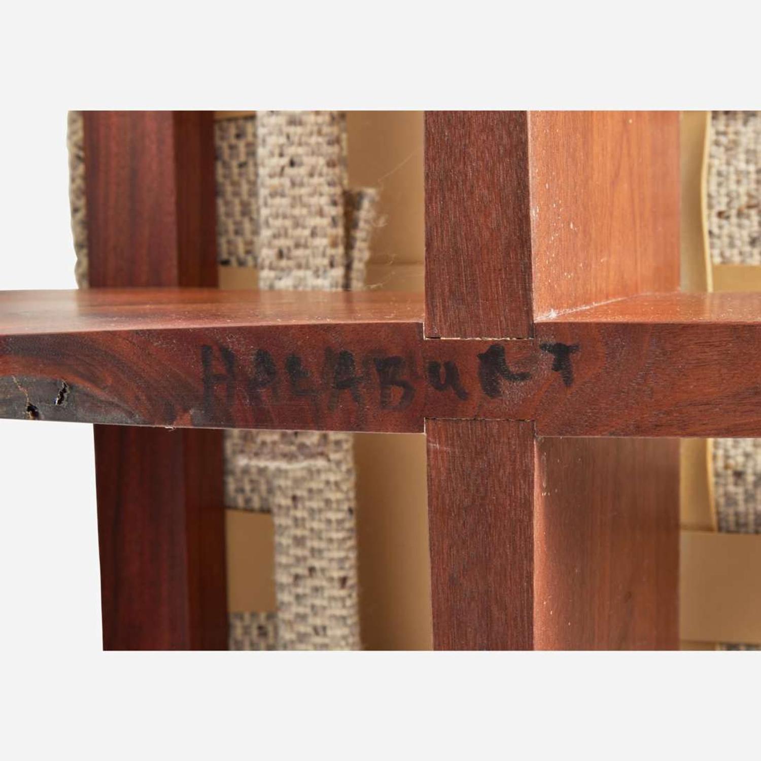 Mira Nakashima (American, b. 1942) Pair of "Greenrock" Ottomans, George Nakashima Woodworker, New Hope, Pennsylvania, 2008