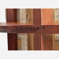 Mira Nakashima (American, b. 1942) Pair of "Greenrock" Ottomans, George Nakashima Woodworker, New Hope, Pennsylvania, 2008