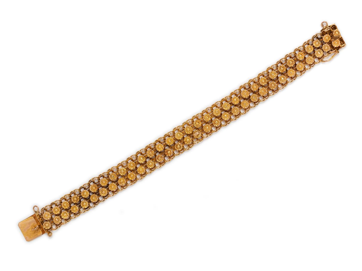 YELLOW GOLD BRACELET