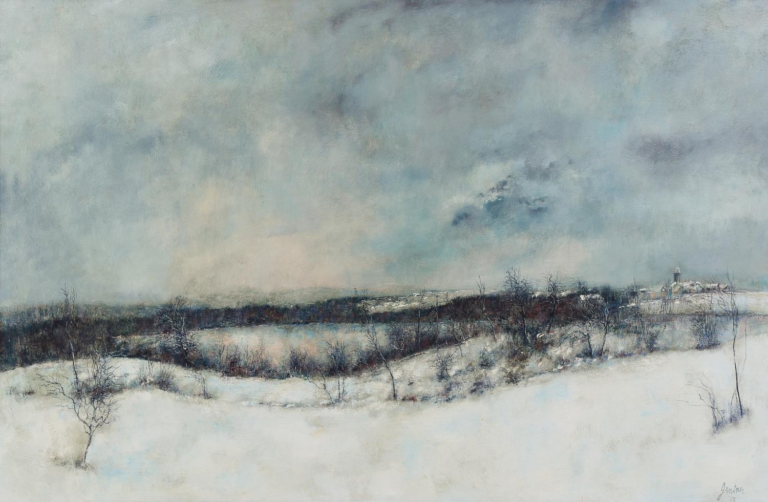 Bernard Gantner, (French, b. 1928), Matinee Hivernale, 1975