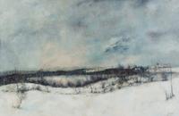 Bernard Gantner, (French, b. 1928), Matinee Hivernale, 1975