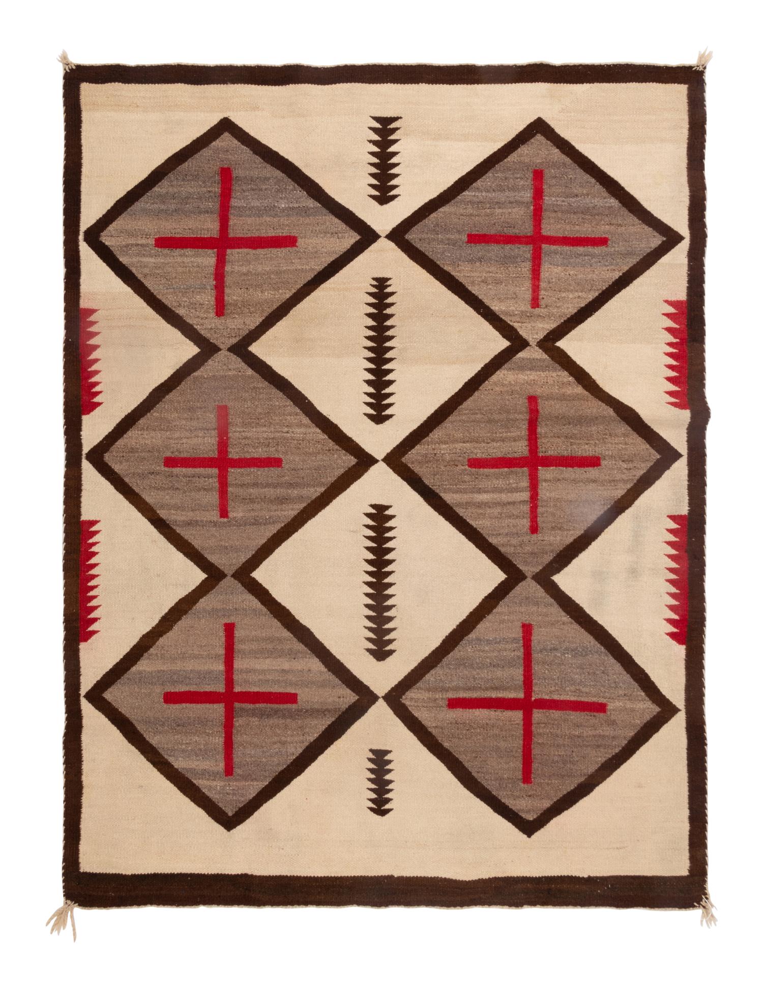 Navajo Crystal Pattern Weaving / Rug