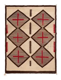 Navajo Crystal Pattern Weaving / Rug