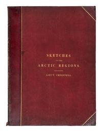 CRESSWELL, Samuel Gurney (1827-1867). A series of eight sketches in colour (together with a chart of the route), by Lieut. S. Gurney Cresswell, of the voyage of H.M.S. Investigator (Captain M’Clure), during the discovery of the North-west passage . London: Day and Son, 1854.