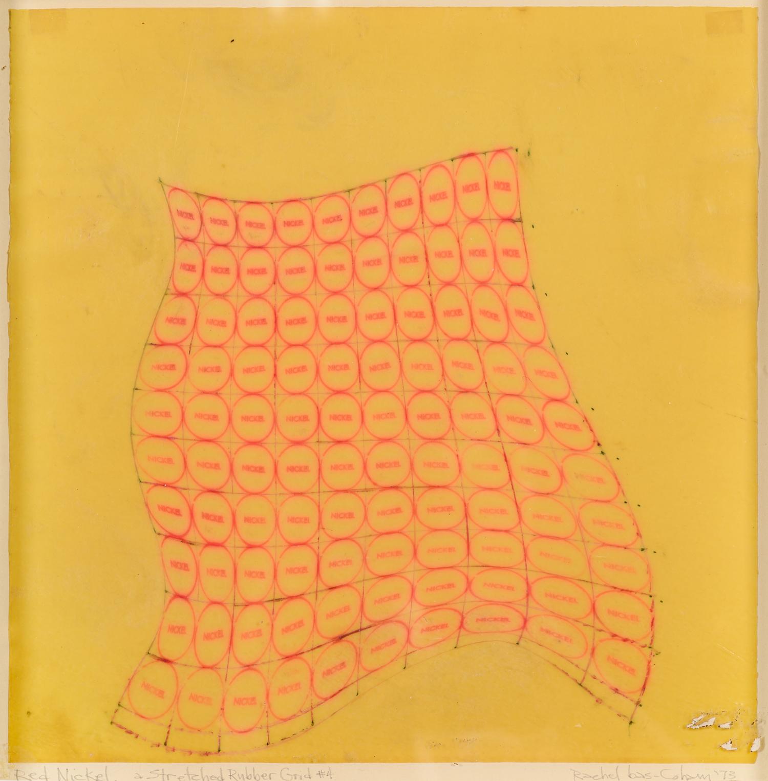 Red Nickel, a Stretched Rubber Grid #4