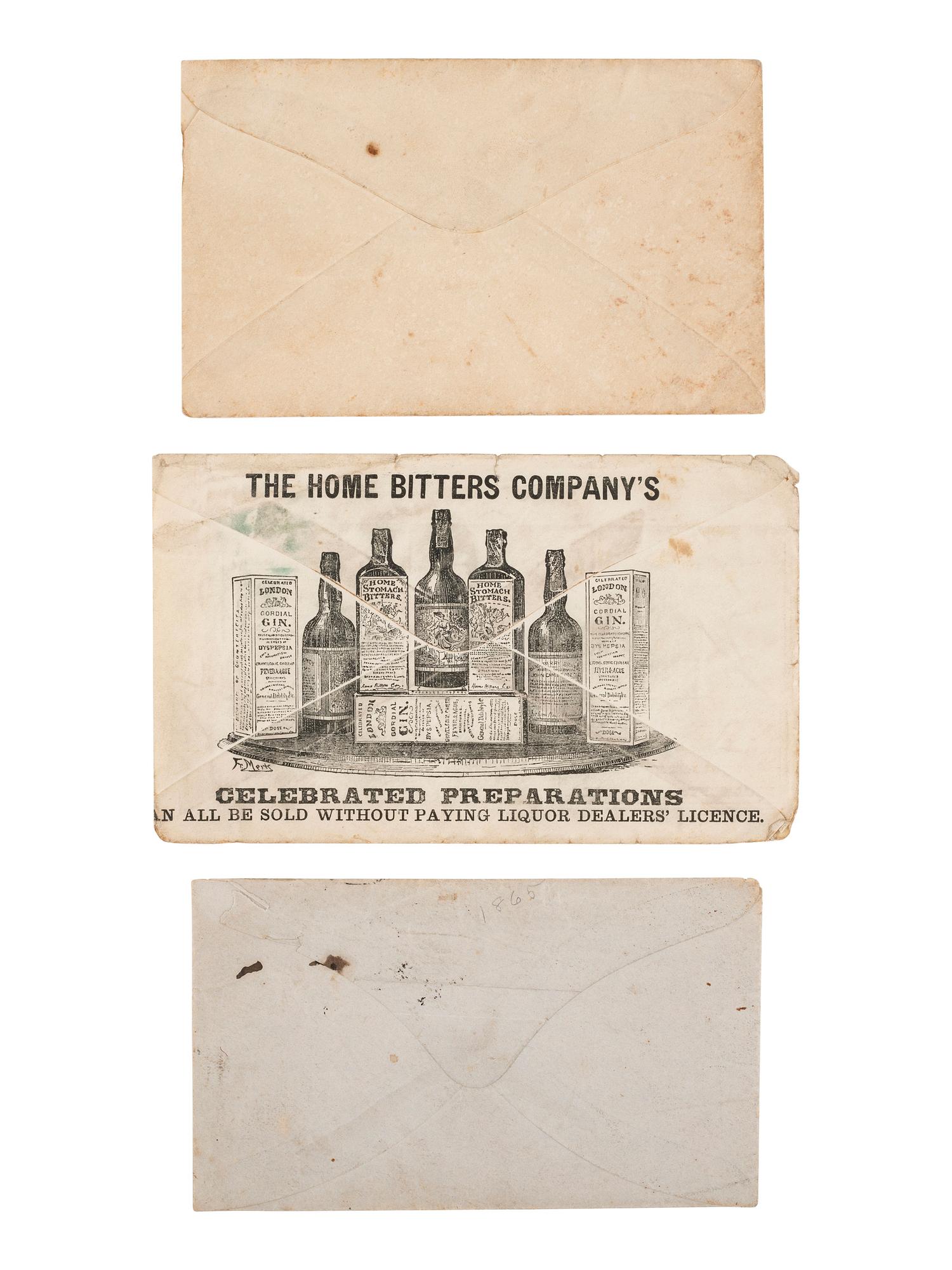 [AMERICANA]. Antebellum letters, First Day Covers, arrest warrant, rewards poster, and more.