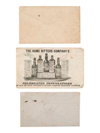 [AMERICANA]. Antebellum letters, First Day Covers, arrest warrant, rewards poster, and more.