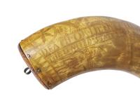 An Extraordinary Presentation Powder Horn For Thomas Splane (1758-1831) Of Virginia And Mississippi