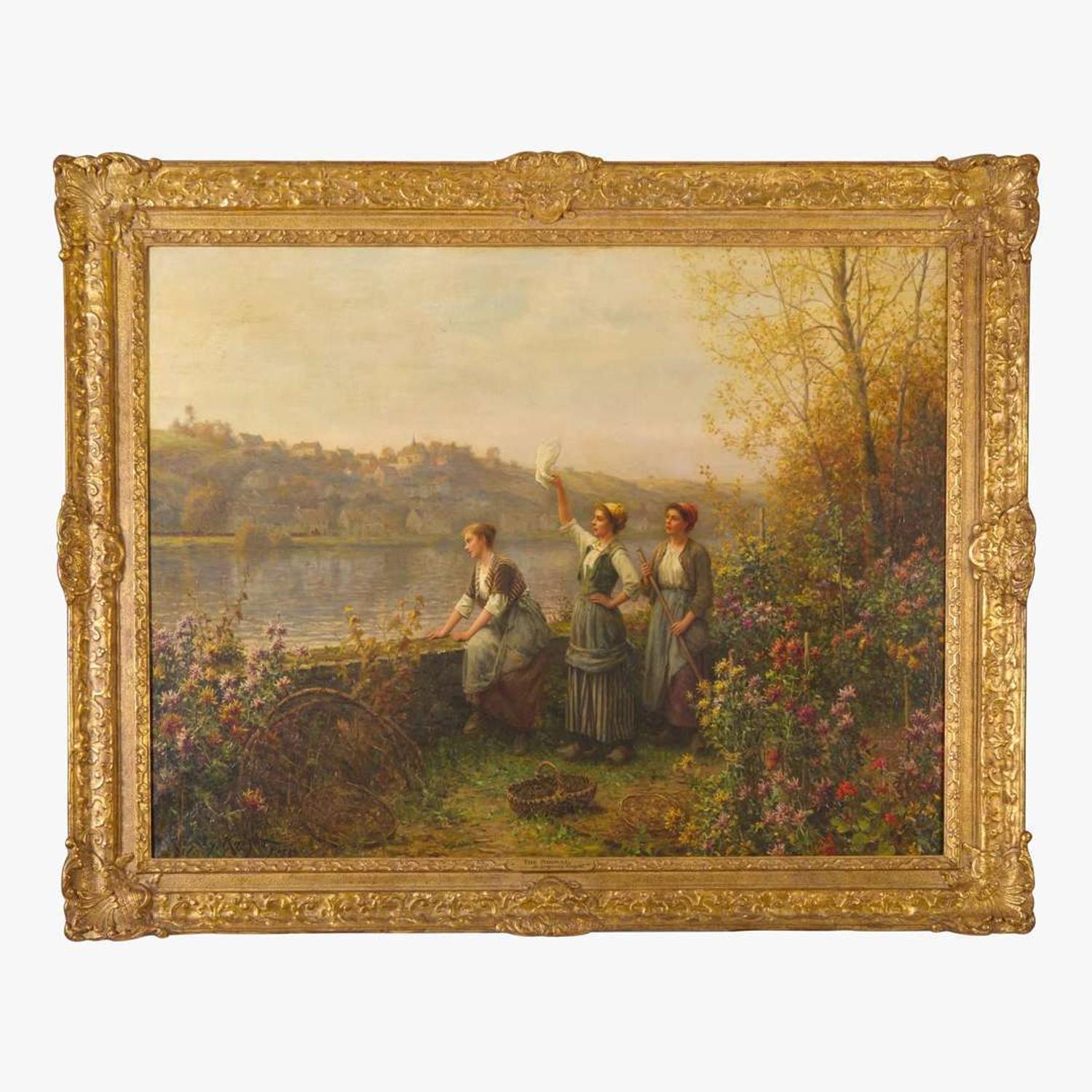 Daniel Ridgway Knight (American, 1839–1924) The Signal