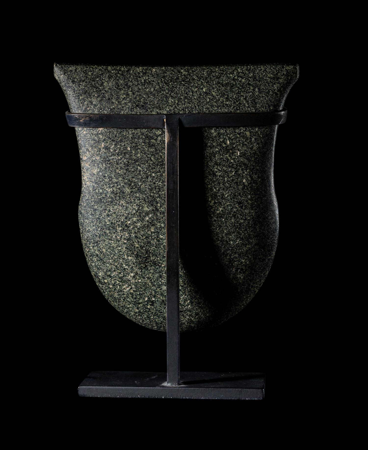 A Valdivian Green Stone Votive Axe