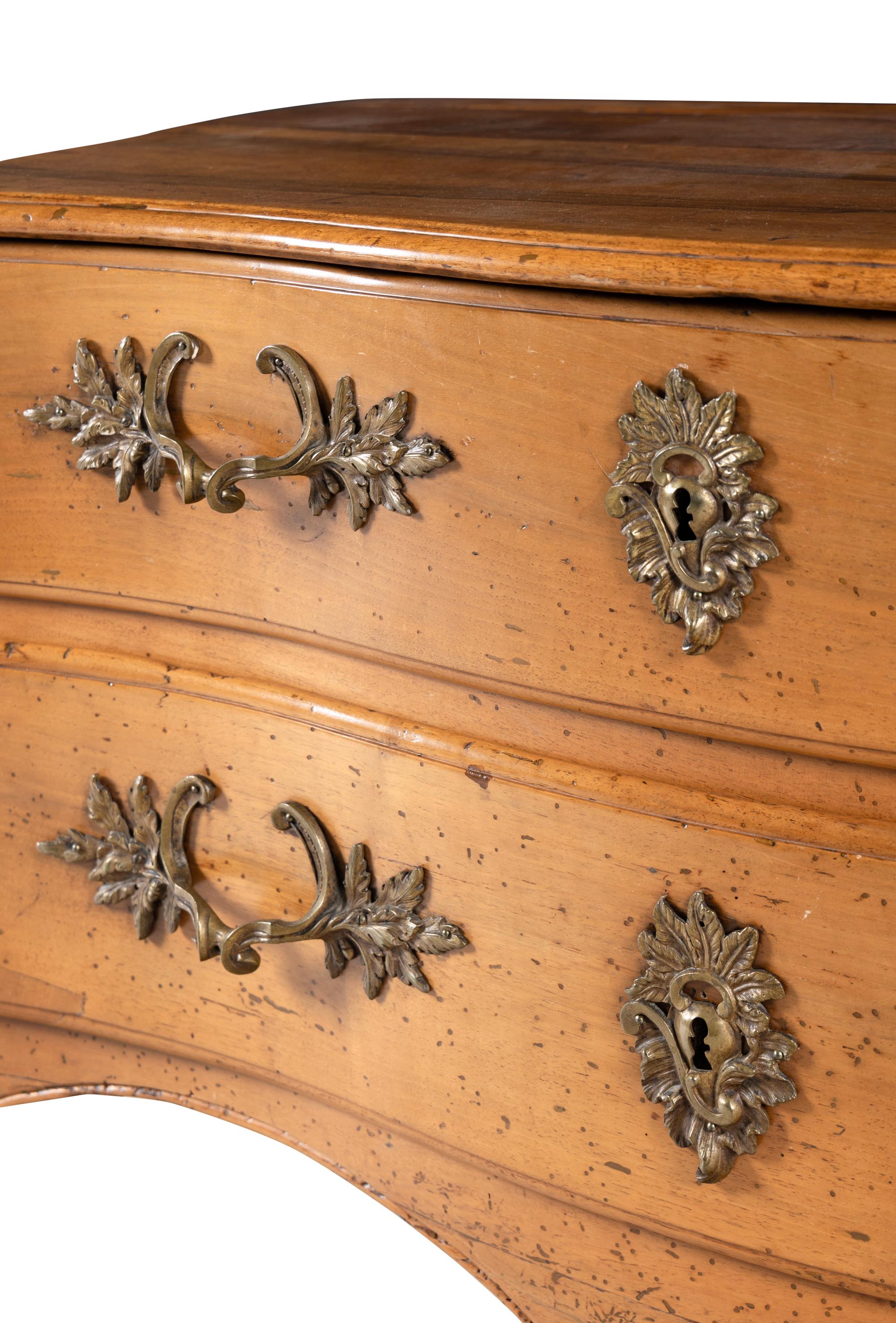 A Louis XV Fruitwood Commode