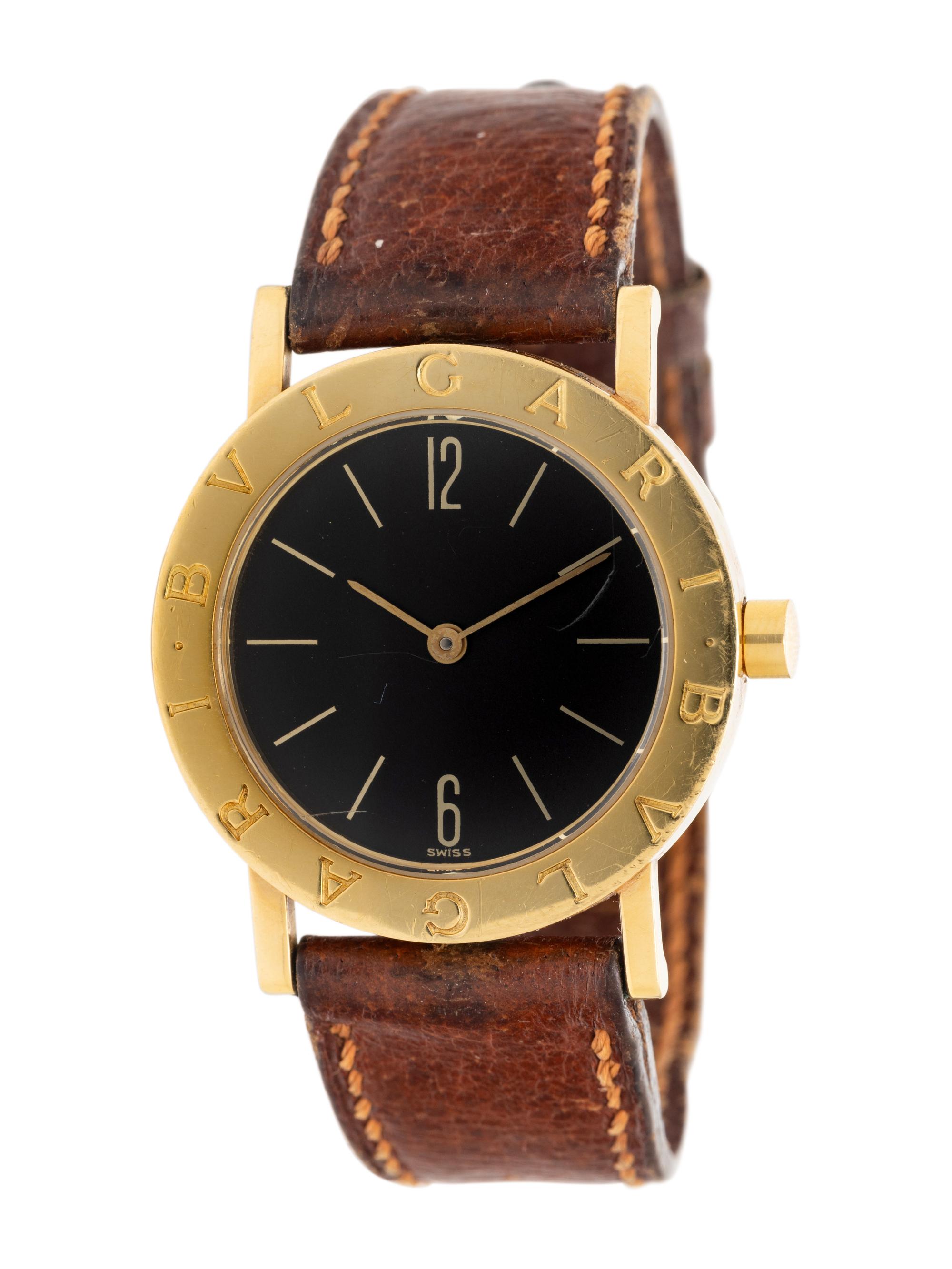 BULGARI, 18K YELLOW GOLD 'BULGARI-BULGARI' WATCH