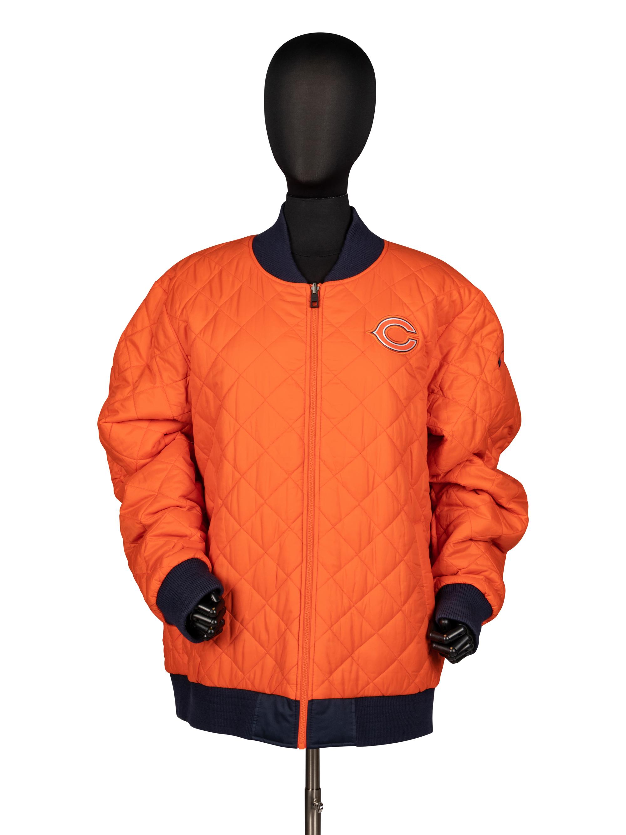Mike Ditka's Personally Owned and Worn Chicago Bears Jacket and Knit Hat