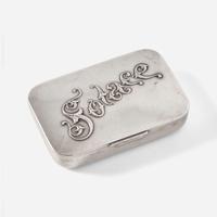 A collection of twenty-one silver and gold cigarette / tobacco, match, and card cases English and American, various makers, various dates ranging from the late 19th to early 20th century