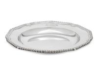 A Set of Twelve Silver Armorial Soup Plates