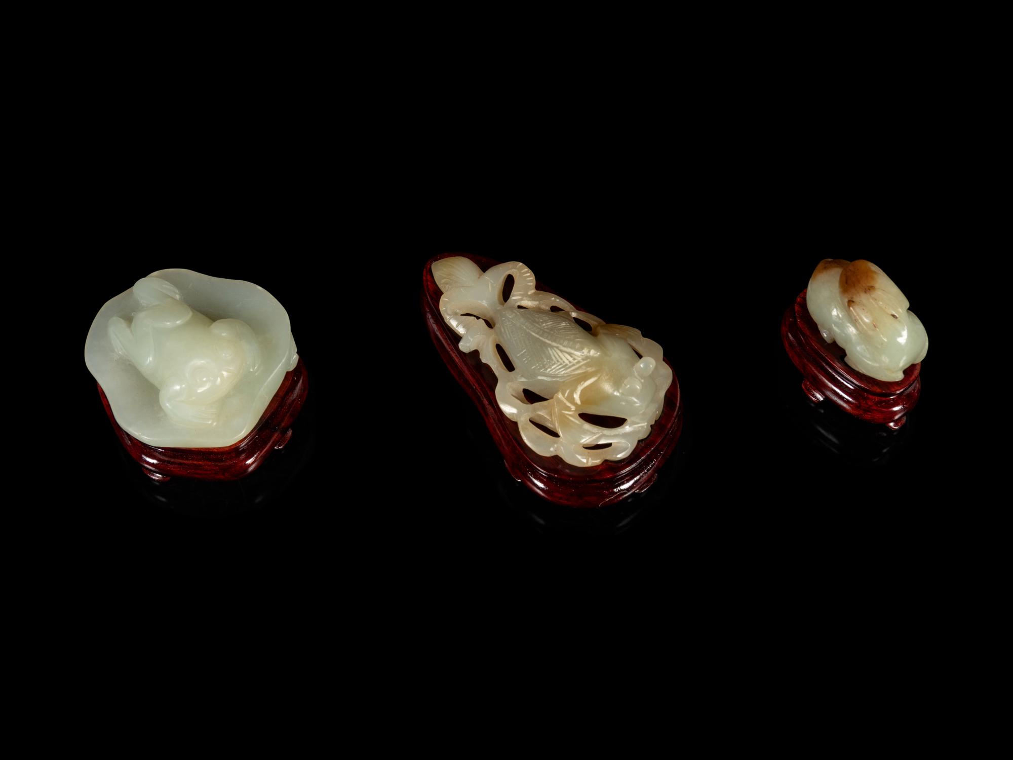 Six Chinese Jade Carvings of Animals