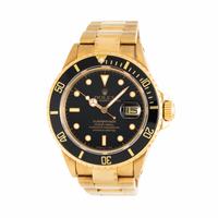 Rolex, Ref. 16808, 18K Yellow Gold 'Submariner' Watch, with Box & Papers