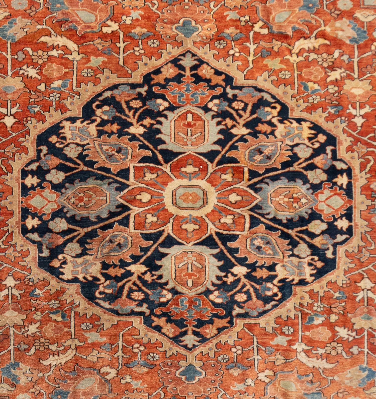 A Serapi Wool Rug