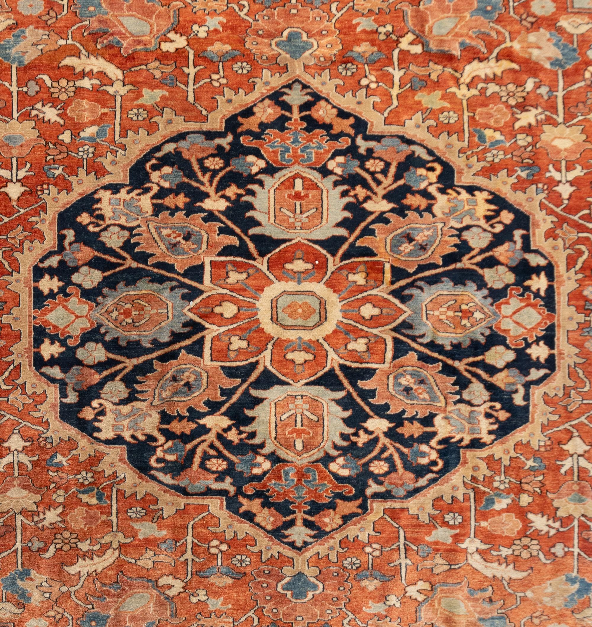 A Serapi Wool Rug