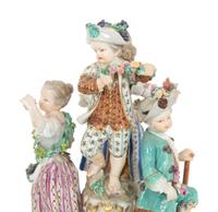 Two German Porcelain Figural Groups